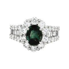 Elegant Green Gemstone Ring
