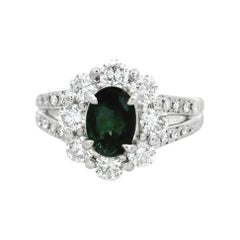 Elegant Emerald and Diamond Ring