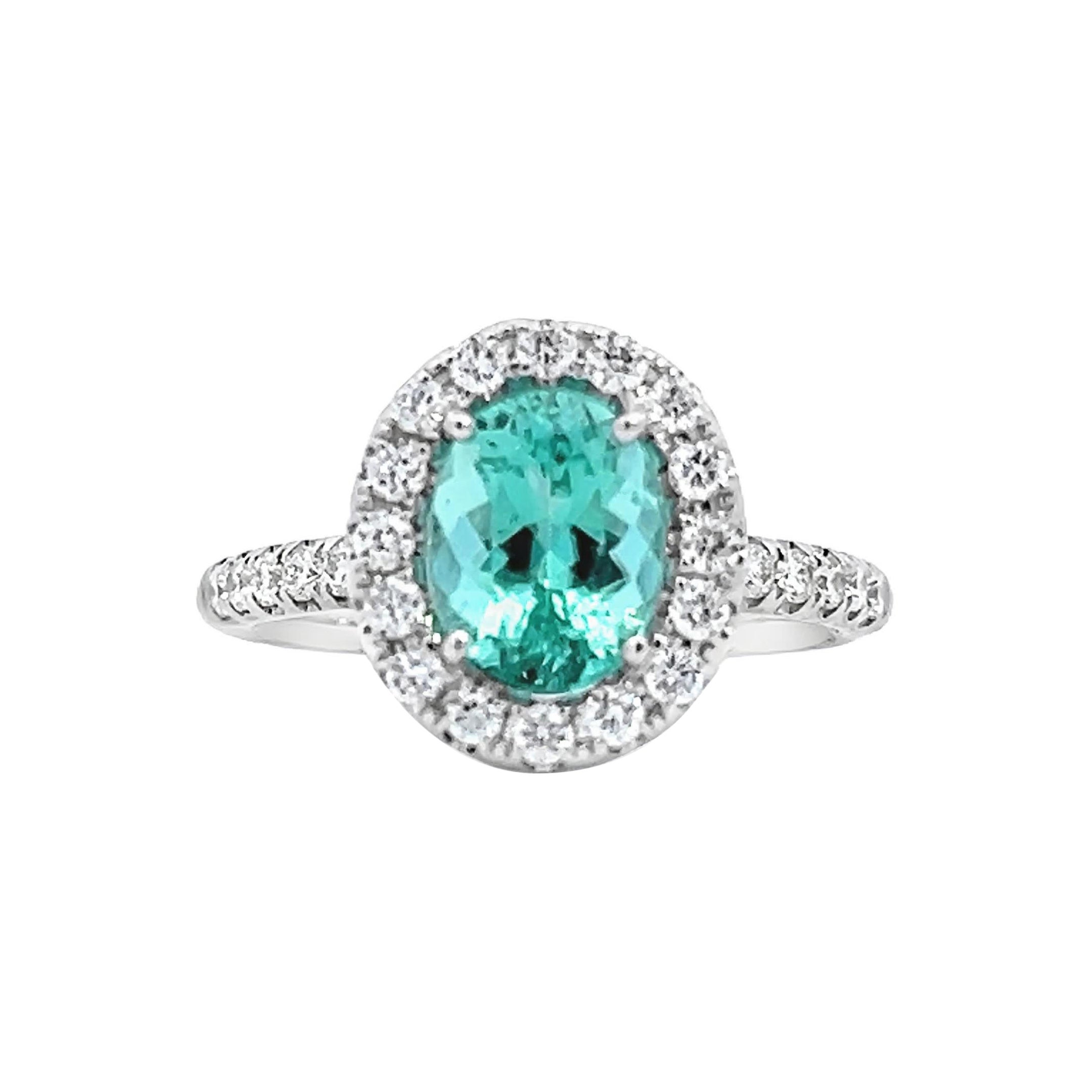 Elegant Oval Gemstone Ring For Sale
