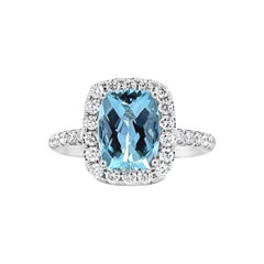 Stunning Blue Topaz Ring