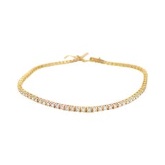 Elegante Pulsera de Oro Rosa