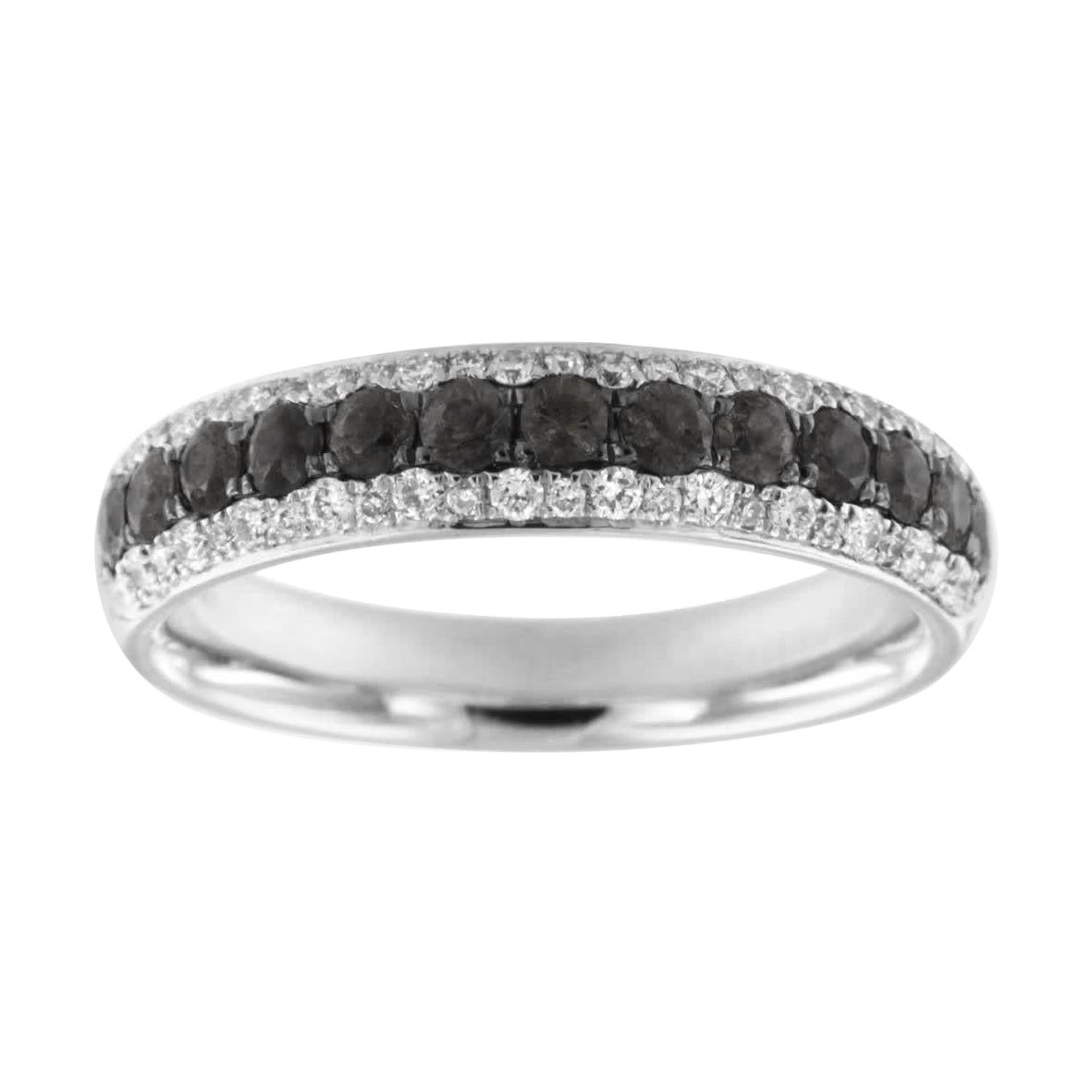 Anello con diamante nero Eleg