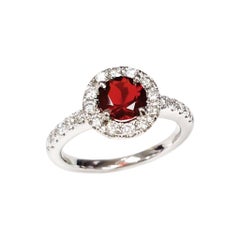 Elegant Ruby and Diamond Ring