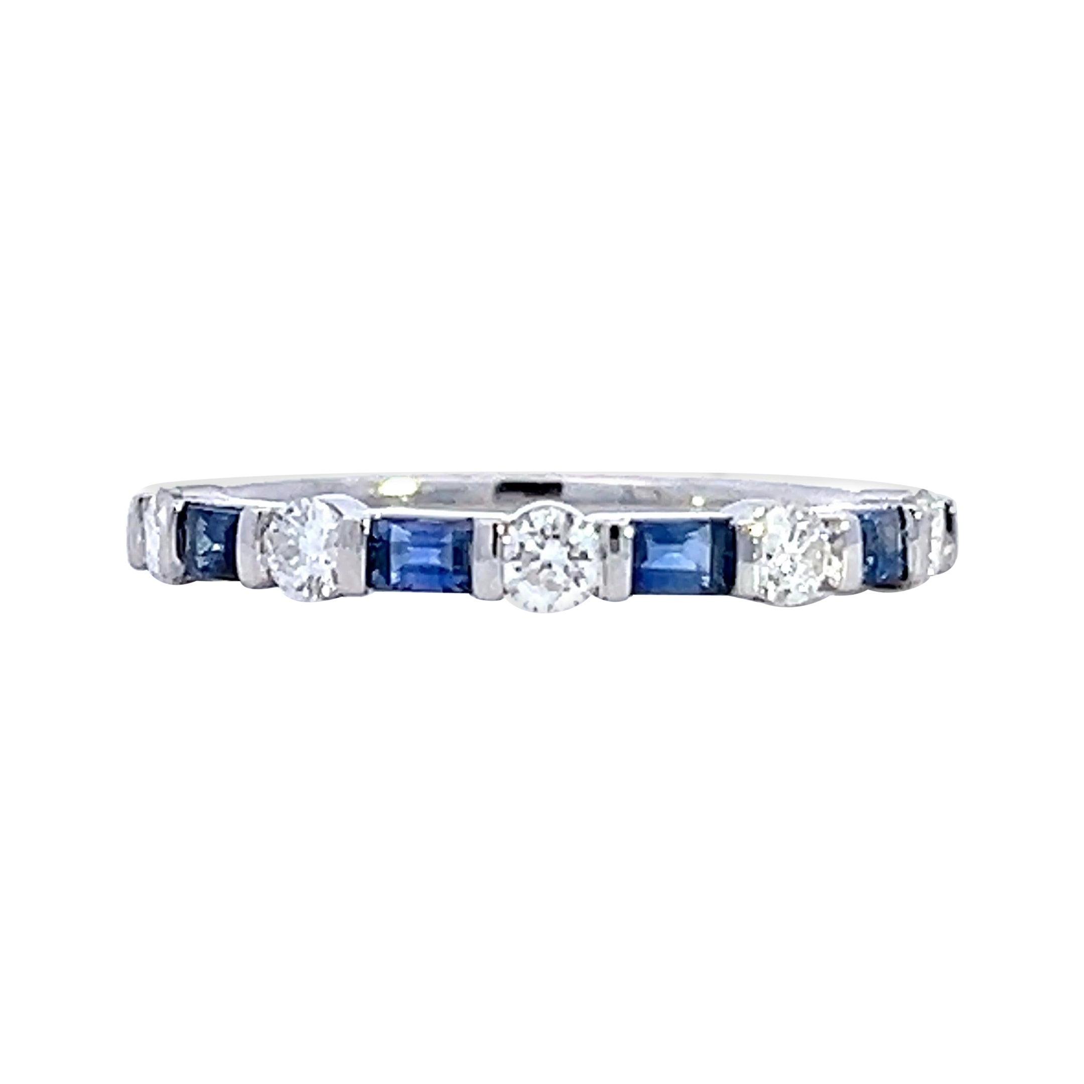 Elegant Sapphire and Diamond Ring