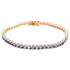 Elegante pulsera de zafiro