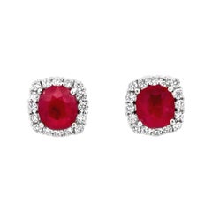 Elegance - Boucles d'oreilles rubis