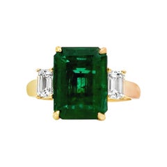 Eleganter Smaragdring