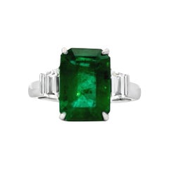 Eleganter Smaragdring