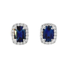 Elegant Sapphire Earrings