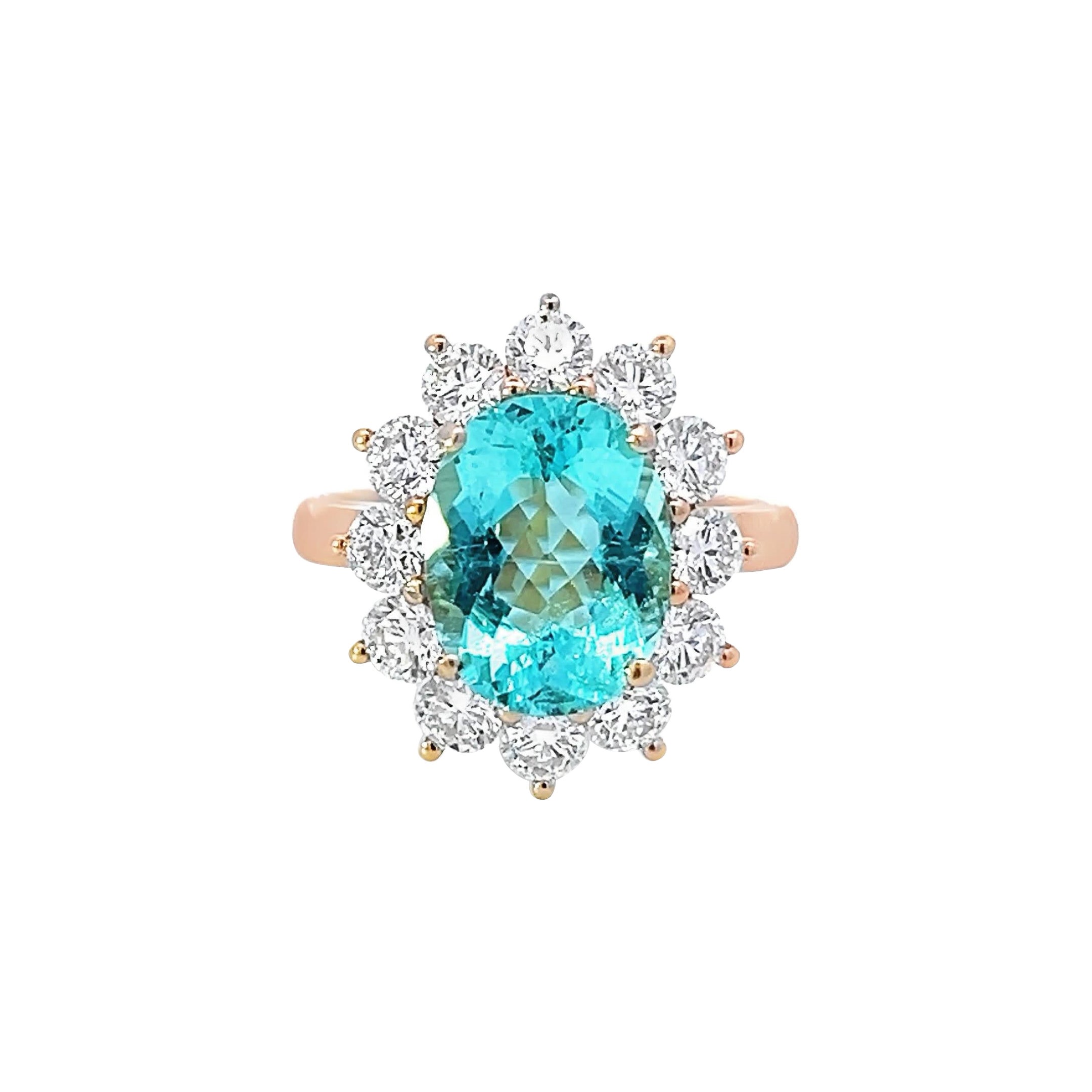 Elegant Aquamarine Ring