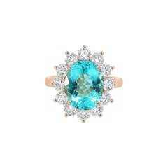 Elegant Aquamarine Ring
