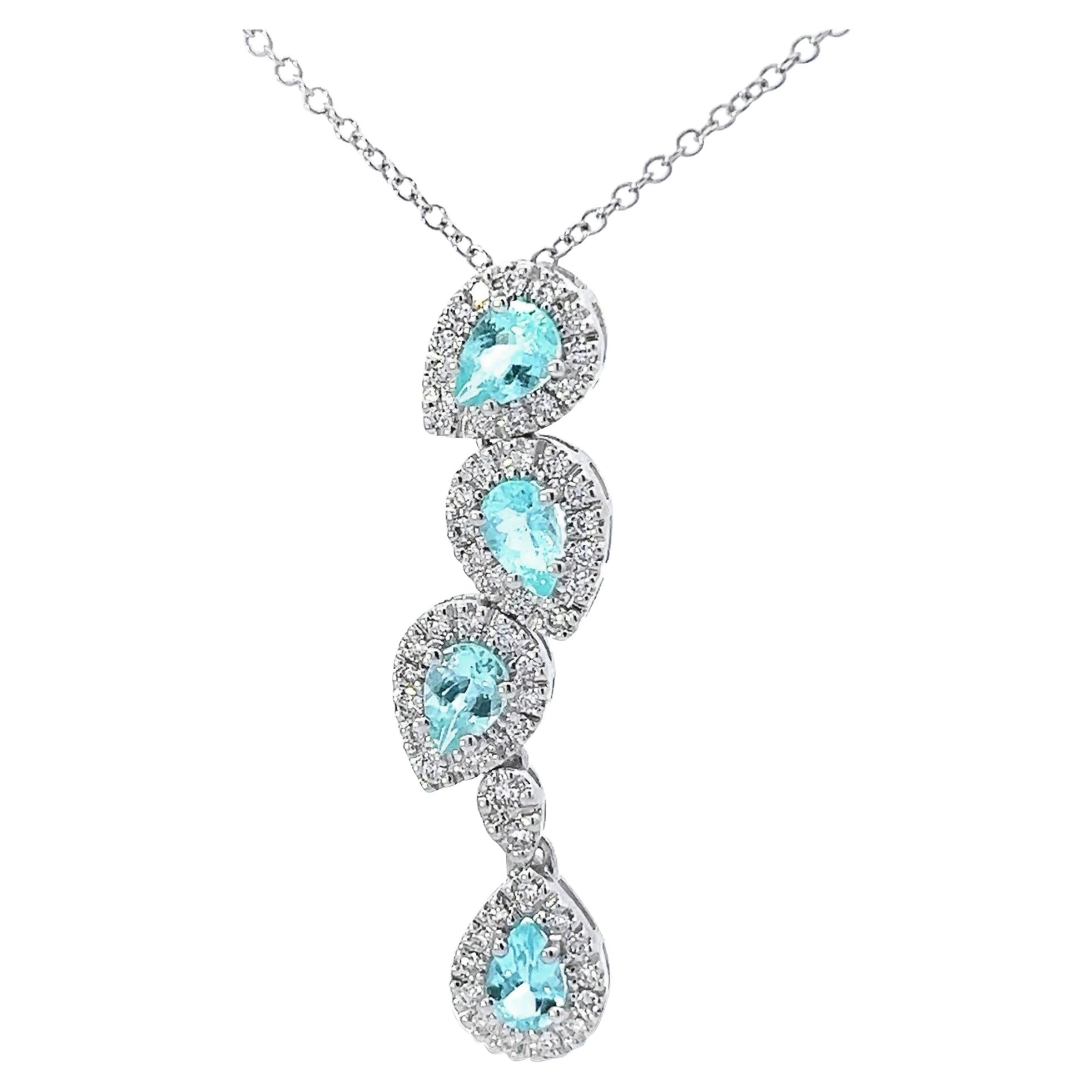 Elegant Aquamarine Pendant Necklace