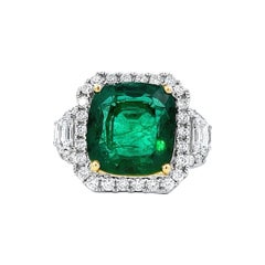 Eleganter Smaragdring