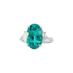 Eleganter Smaragdring
