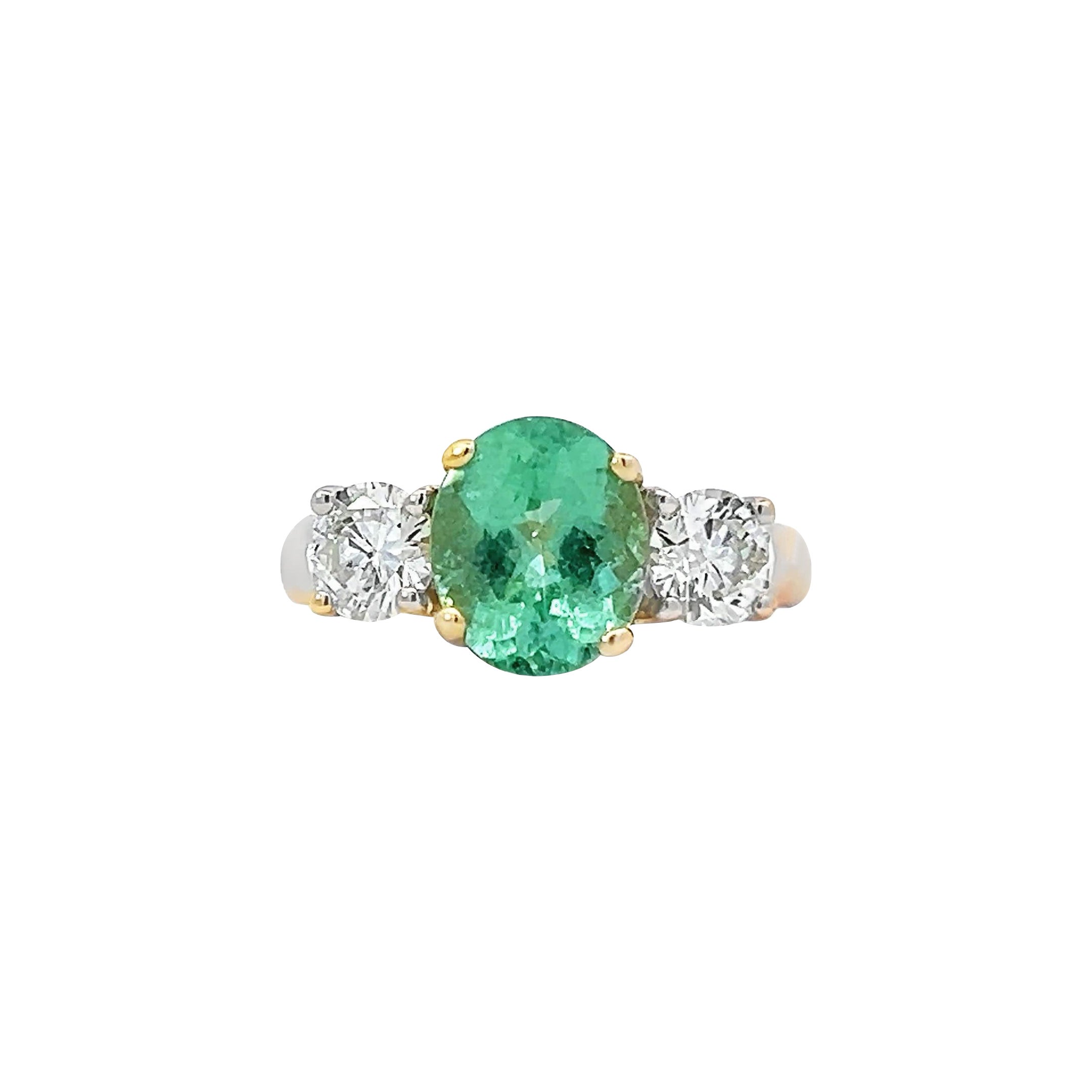Anello Eleg Eleg in oro con smeraldo