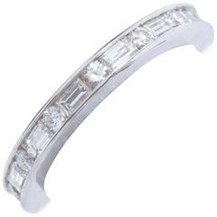 1.20 Carat Channel Set Diamond Eternity Band F-G Color 10