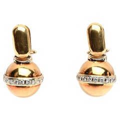 Pendientes Baraka Oro y Diamantes