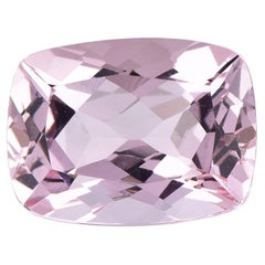 TJD Loose 10.89 Carat Cushion Cut Natural Morganite Gemstone for Ring & Pendant