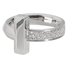 Tiffany & Co. TIffany T Diamond Ring in 18k White Gold 0.21 CTW