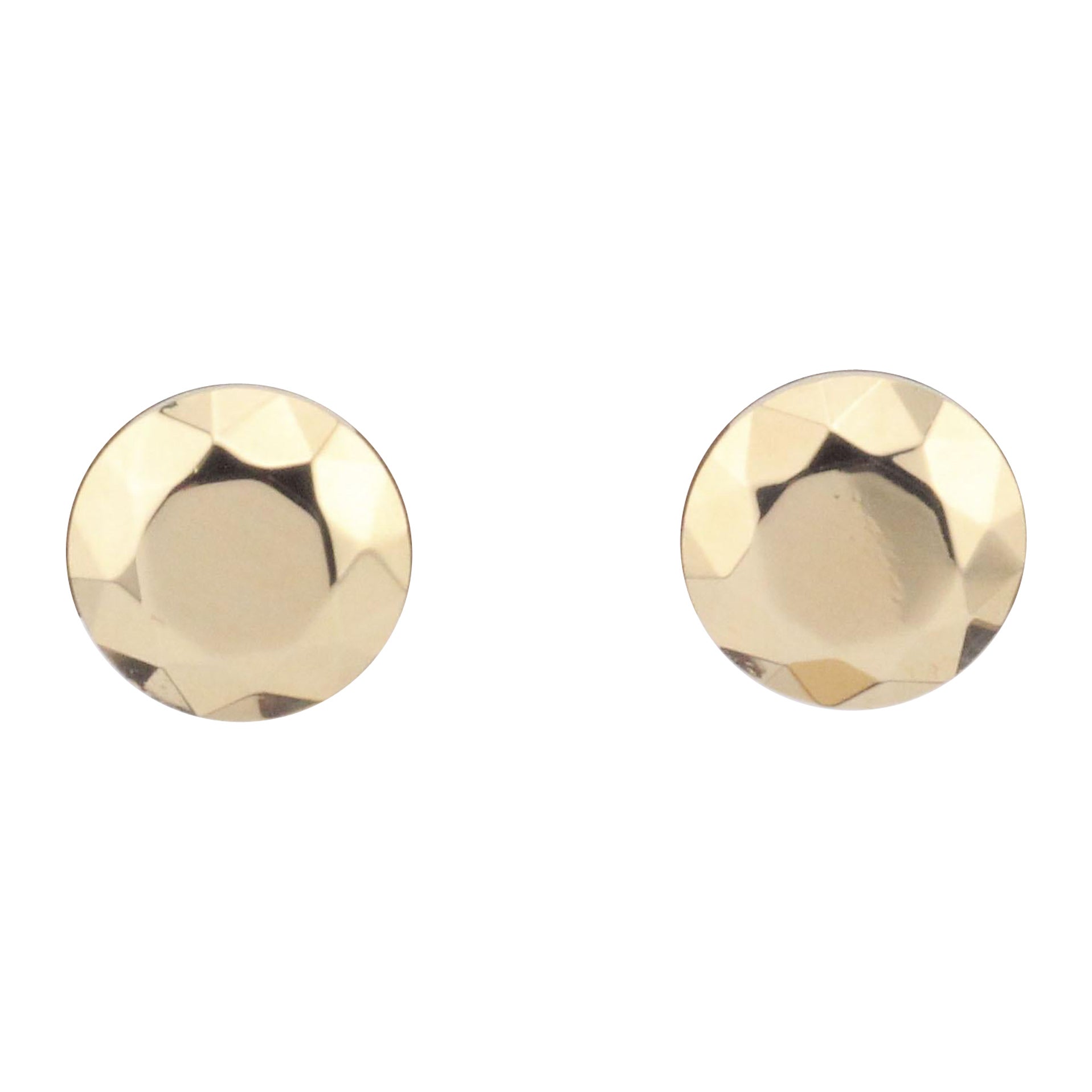 Tiffany & Co. Elsa Peretti Facet 2 Karat 18K Gelbgold Ohrstecker