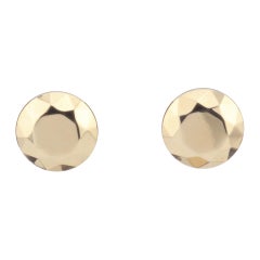 Tiffany & Co. Elsa Peretti Facet 2 Karat 18K Gelbgold Ohrstecker