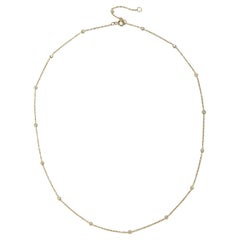 Halskette aus 18 Karat Gold und Diamanten von Faye Kim - 1,60 Karat twt