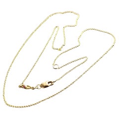 Roberto Coin 18k Gelbgold Schlichte Classic Link Kette Halskette