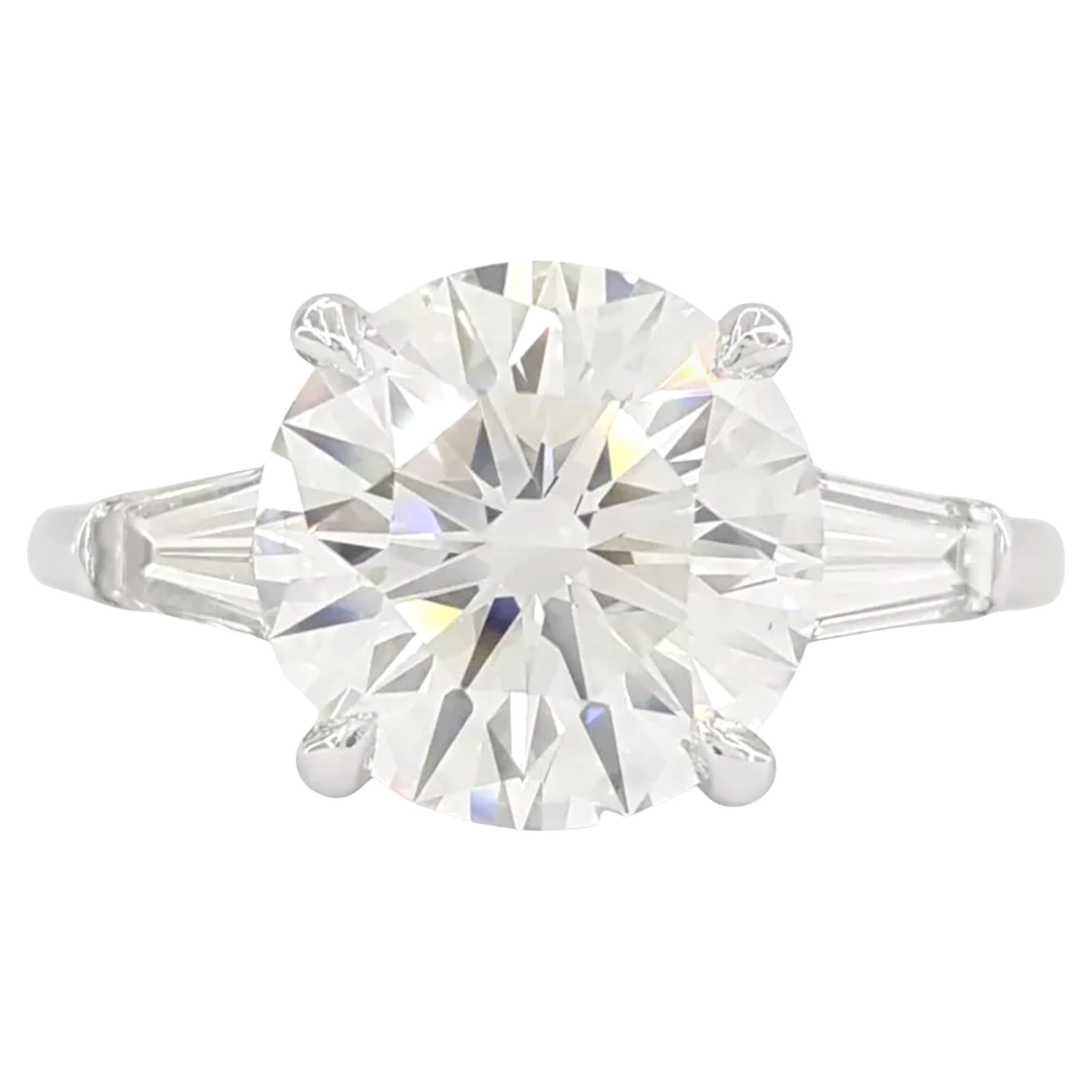 GIA Certified 1.90 Carat Round Brilliant Cut Diamond Ring VVS1
