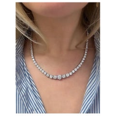 Collier rivière de diamants 25,00 carats