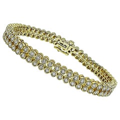 6.00ct Diamond Gold Bracelet