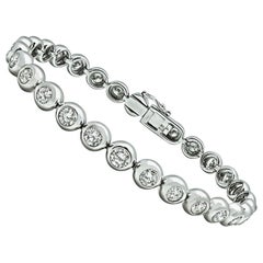 Bracciale tennis con diamanti da 6,00 carati