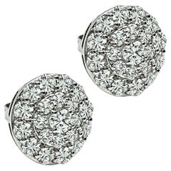 5.25ct Diamond Gold Earrings