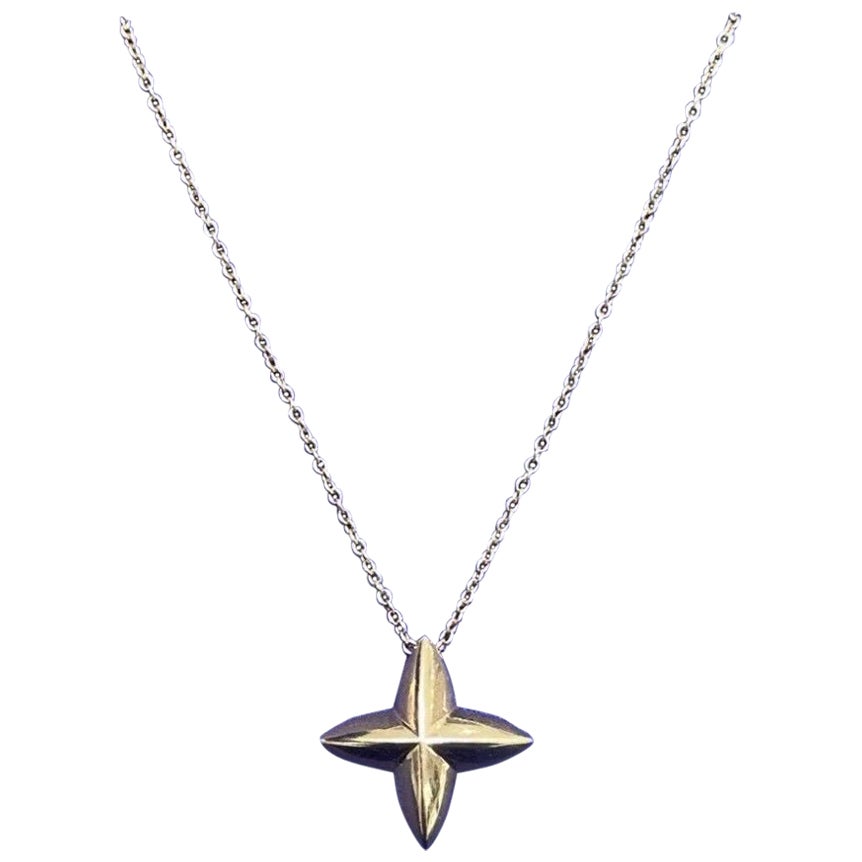 Tiffany & Co. Necklace Sirius Star Elsa Peretti 750 18K Yellow Gold