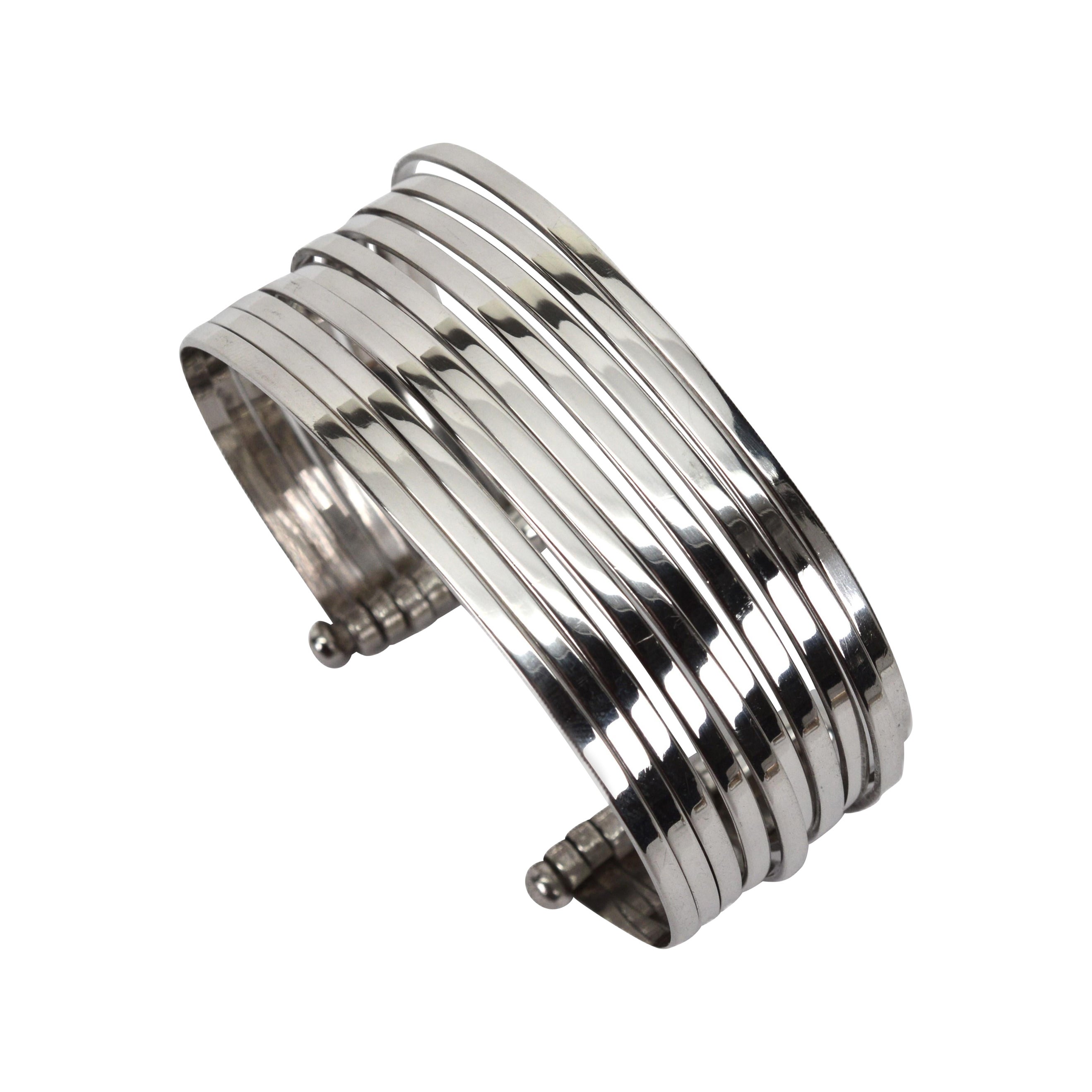 Bracciale HOB Multi Stack in argento sterling in vendita
