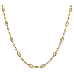 Christian Dior Halskette, 18 Karat Gelbgold 2,15 Karat Diamant