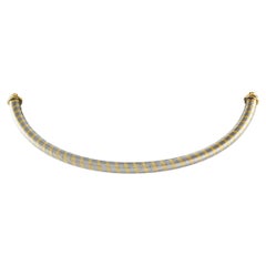 Cartier Vintage 18K Yellow and Stainless Steel Necklace