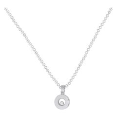 Chopard Happy Diamonds 18K White Gold Diamond Necklace