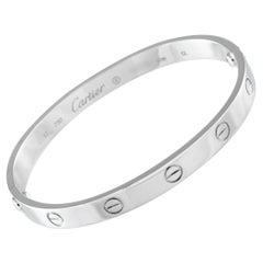 Cartier LOVE Pulsera Oro Blanco 18K Talla 17