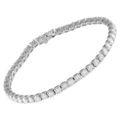 14K White Gold 8.49ct Diamond Tennis Bracelet