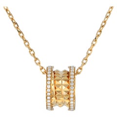 Bvlgari B.zero1 Rock 18K Yellow Gold Diamond Necklace