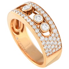 Messika Move Noa 18K Rose Gold 0.99ct Diamond Ring