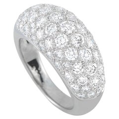 Van Cleef & Arpels Boule Platinum 3.50ct Diamond Ring