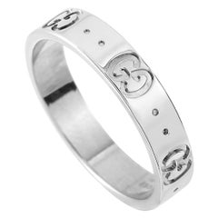 Anillo de oro blanco de 18 quilates Gucci
