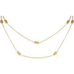 Bvlgari Parentesi 18K Yellow Gold Chain Necklace