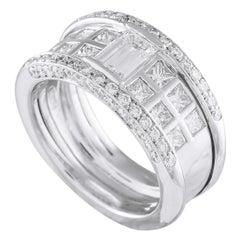 18K White Gold 2.97ct Diamond Ring