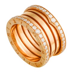 Bvlgari B.Zero1 18K Rose Gold Diamond Ring