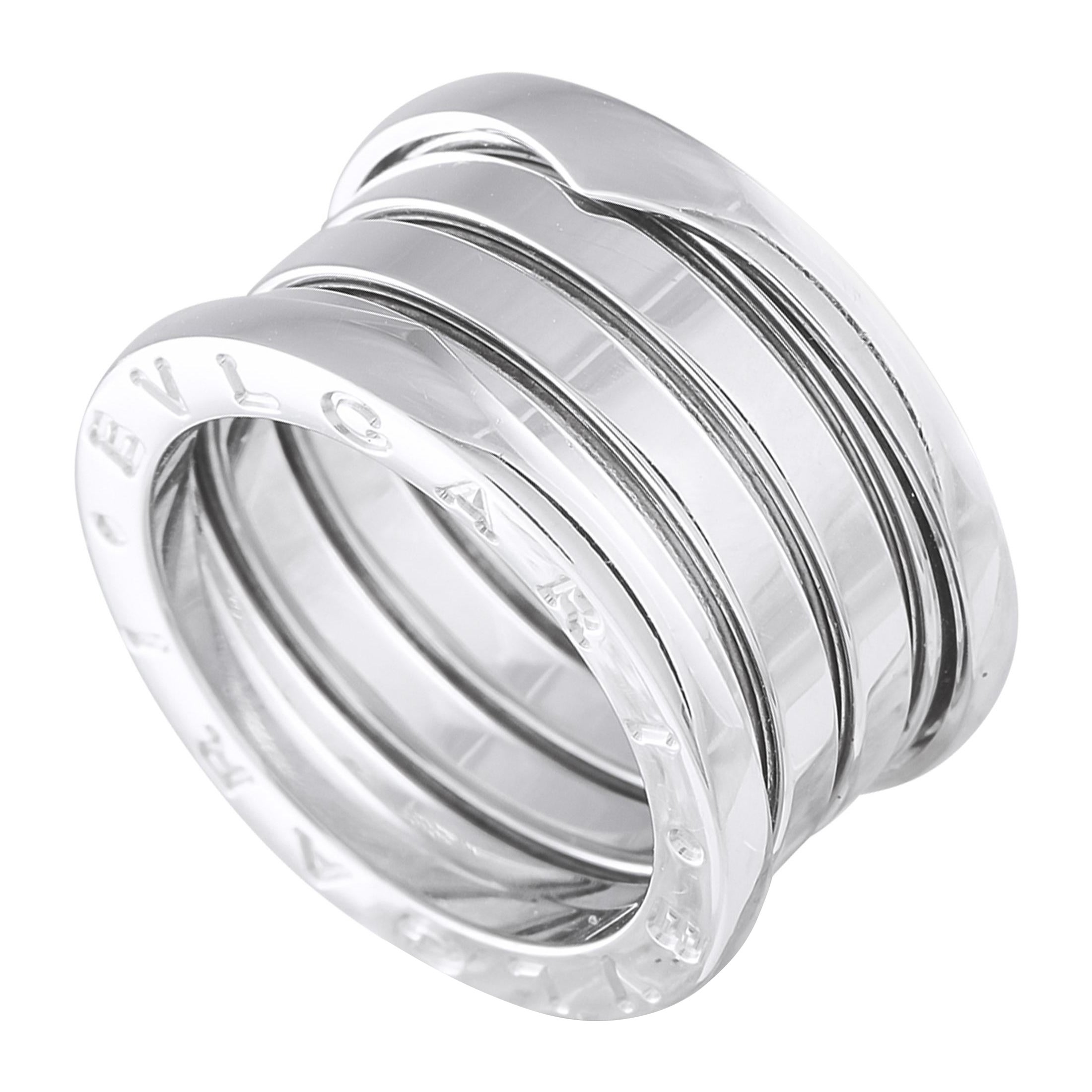 Bvlgari B.Zero1 18K White Gold Ring