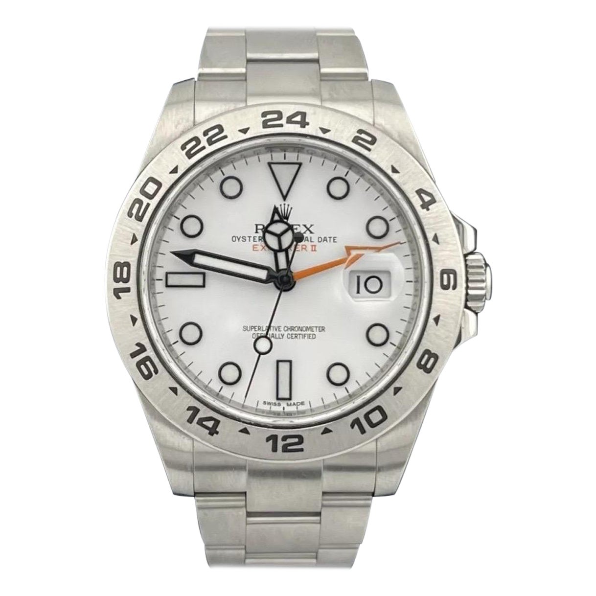 Rolex Explorer II 216570 Polar White Dial Orange 42mm Stainless Steel Watch