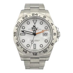 Rolex Explorer II 216570 Polar White Dial Orange 42mm Stainless Steel Watch