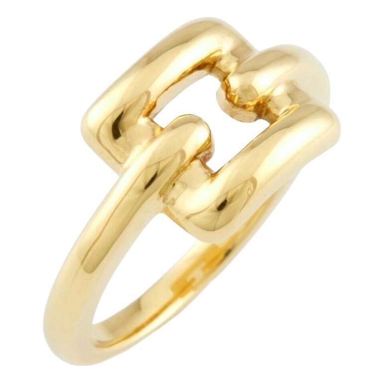 TIFFANY & Co. 18K Yellow Gold Biscayne Ring 5.5